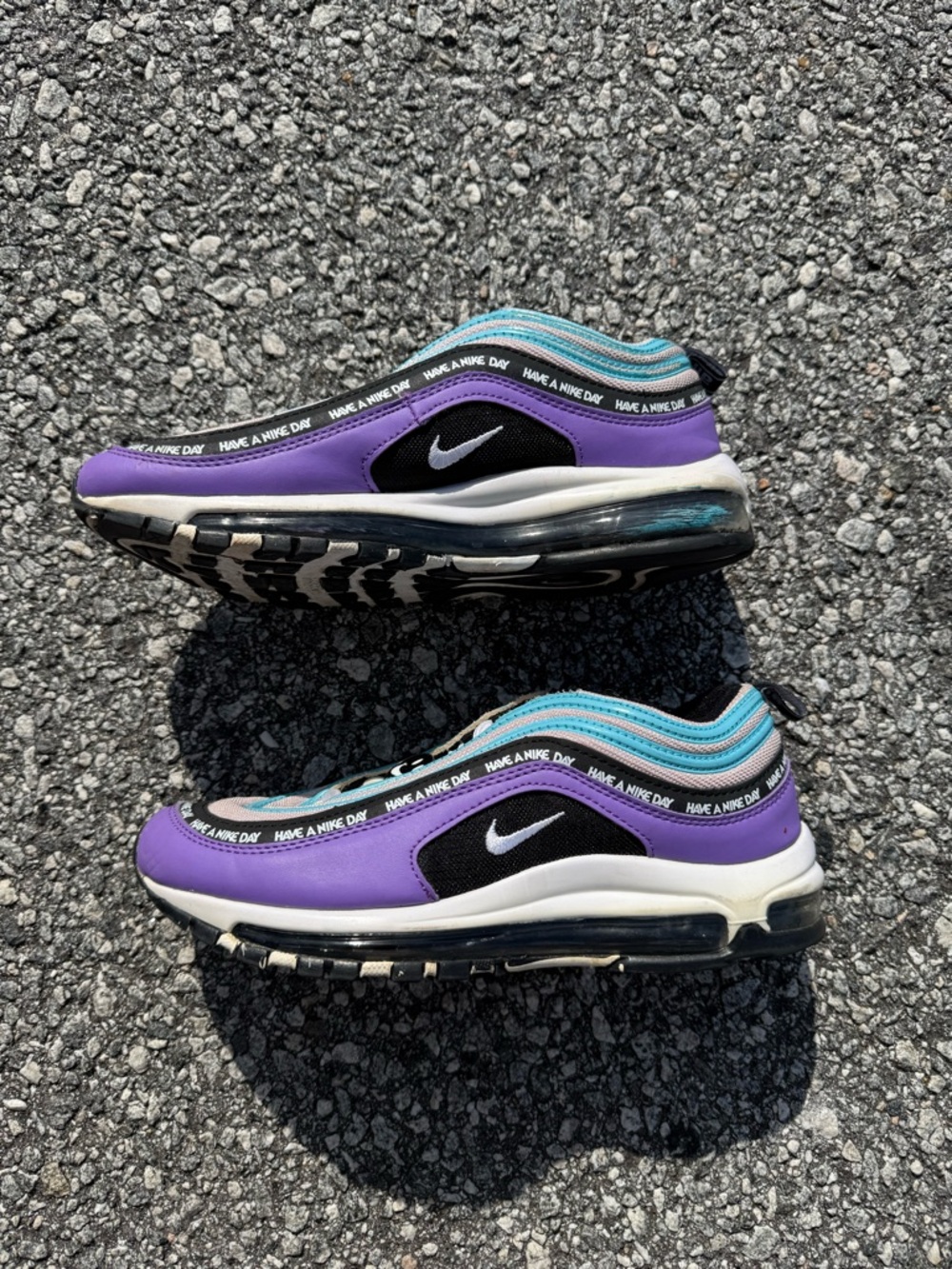 Nike Air Max 97 'Have A Nike Day' in Purple & Teal